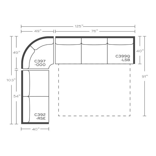 Picture of Masquerade Sectional